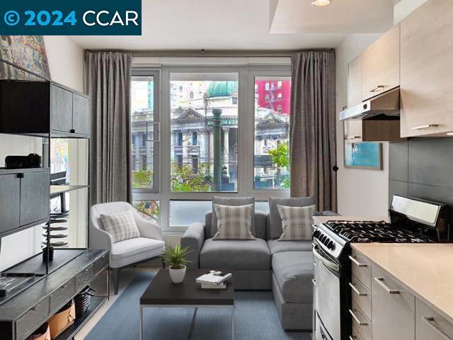 Residential for sale at 1075 Market St 206, San Francisco CA featuring 1 bed and 1 bath