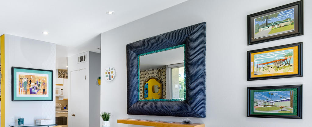 Residential Lease for rent at 2522 N Whitewater Club Drive C, Palm Springs CA featuring 2 beds and 2 baths