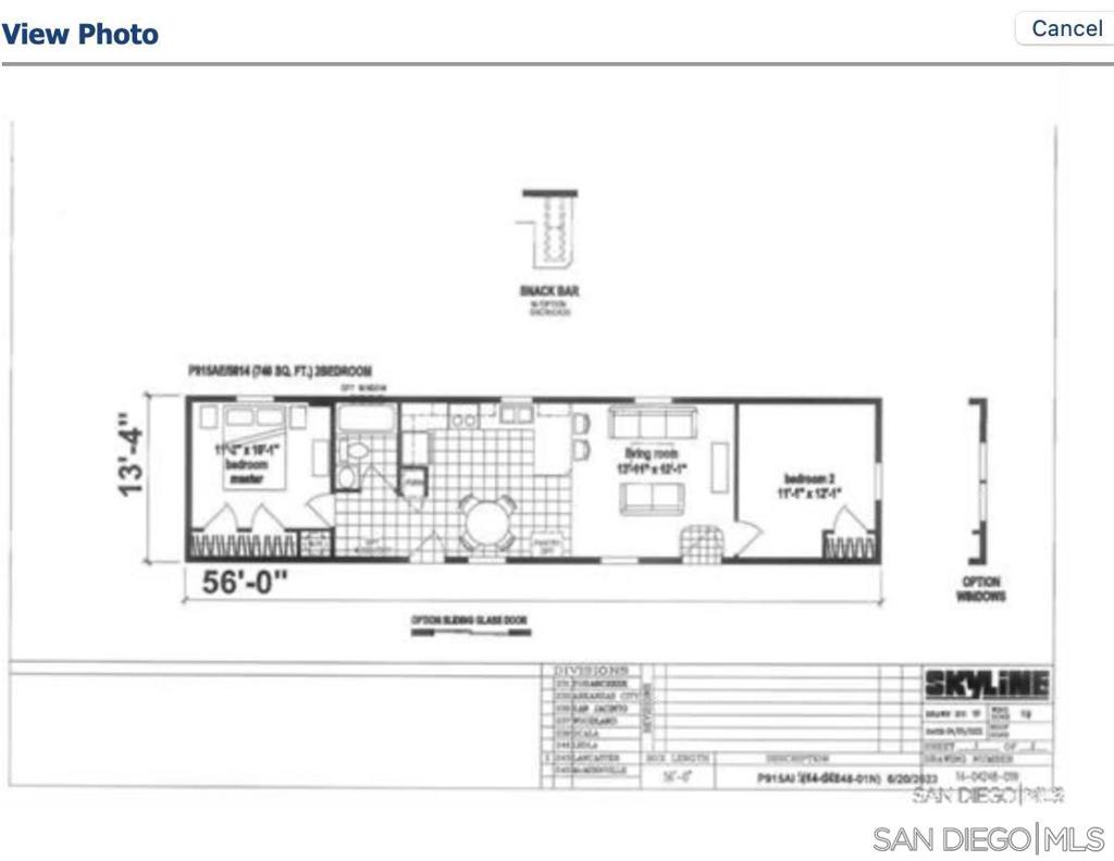 Manufactured In Park for sale at 725 W Thornton Ave 70, Hemet CA featuring 2 beds and 1 bath