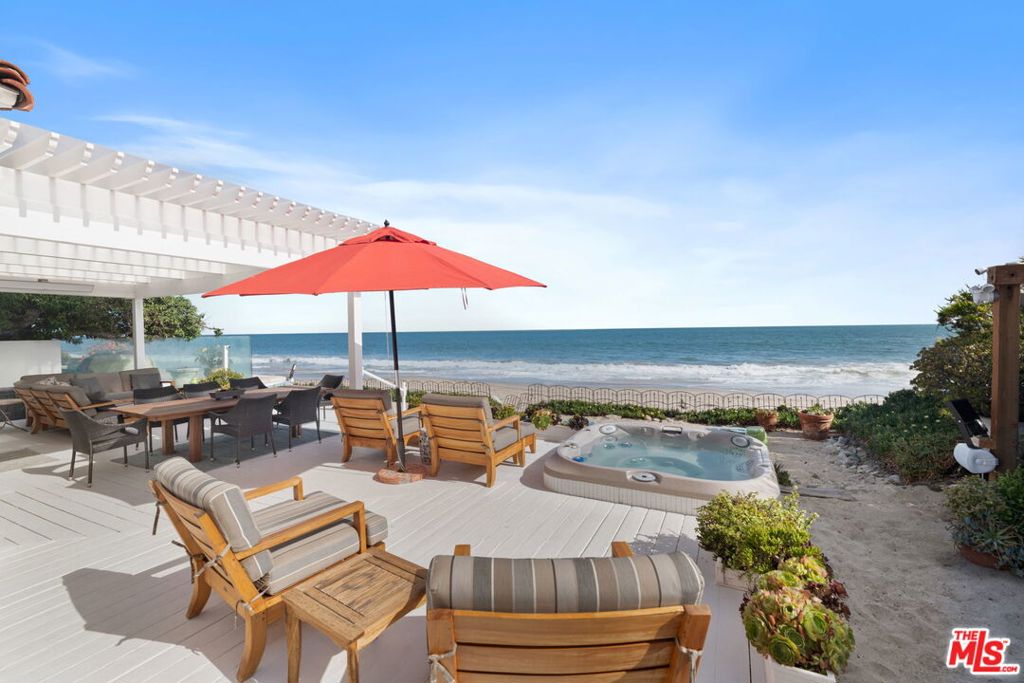 Residential Lease for rent at 22416 Pacific Coast Highway, Malibu CA featuring 4 beds and 5 baths
