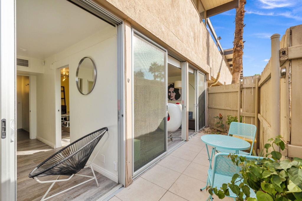 Residential for sale at 1111 E Palm Canyon Drive 122, Palm Springs CA featuring 1 bed and 1 bath