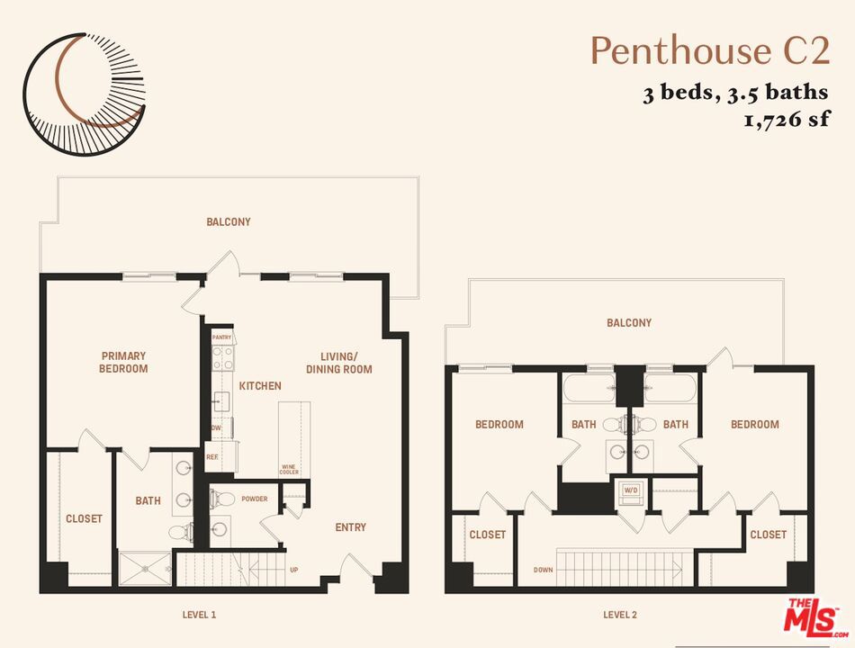 Residential Lease for rent at 7566 W Sunset Boulevard 423PH-W, Los Angeles, Los Angeles County CA featuring 3 beds and 4 baths