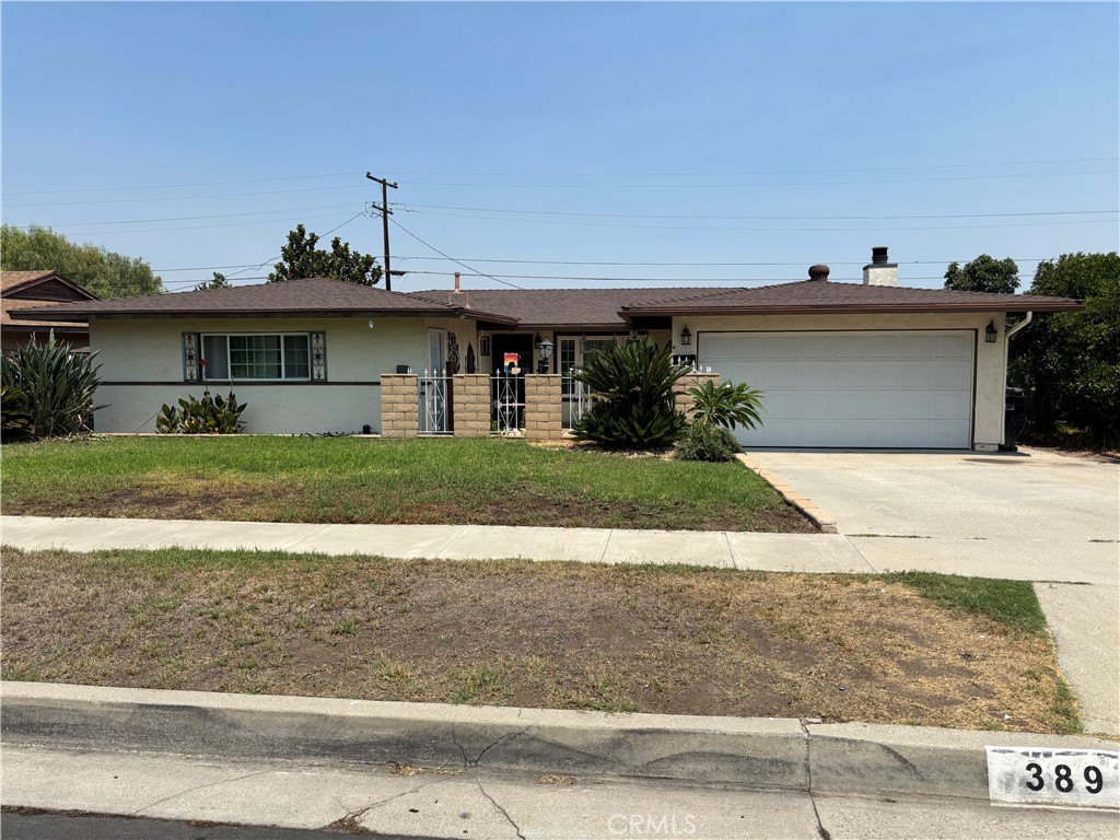 Residential for sale at 389 E Rancho Road, Corona CA featuring 3 beds and 2 baths