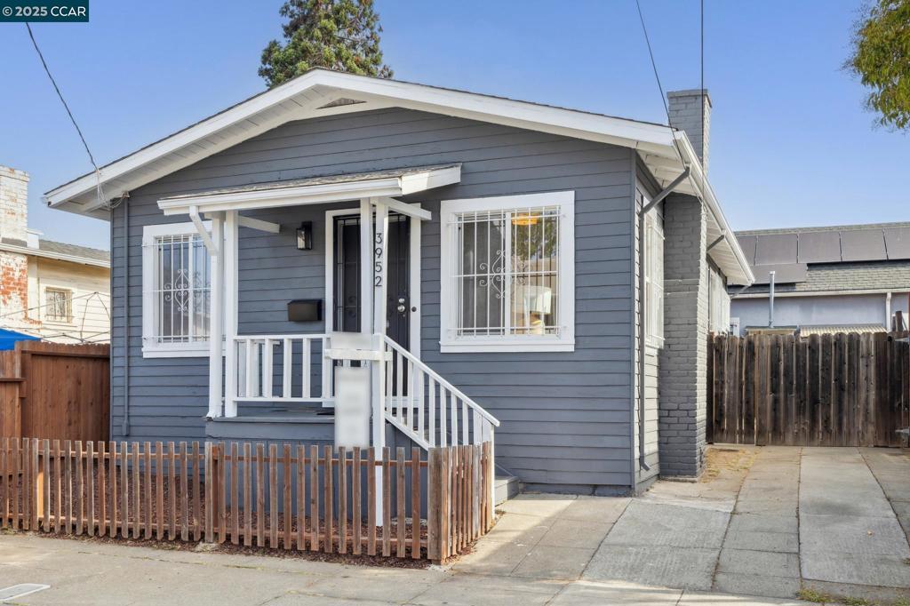 Residential for sale at 3952 Angelo Ave, Oakland CA featuring 2 beds and 1 bath