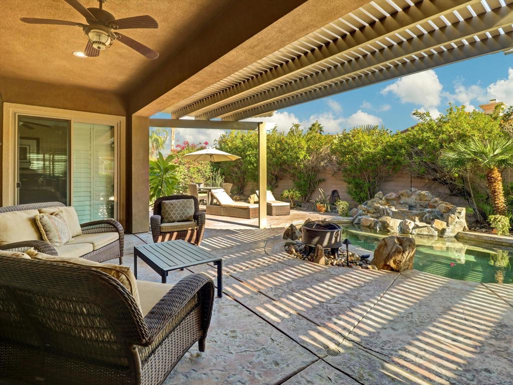 Residential for sale at 81597 Camino El Triunfo, Indio CA featuring 2 beds and 3 baths