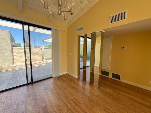 Residential Lease for rent at 837 N Calle De Pinos, Palm Springs CA featuring 2 beds and 2 baths