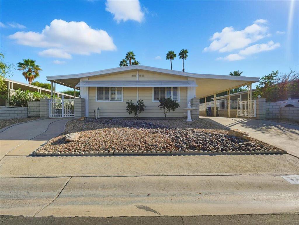 Manufactured In Park for sale at 73461 Adobe Springs Drive, Palm Desert CA featuring 3 beds and 2 baths