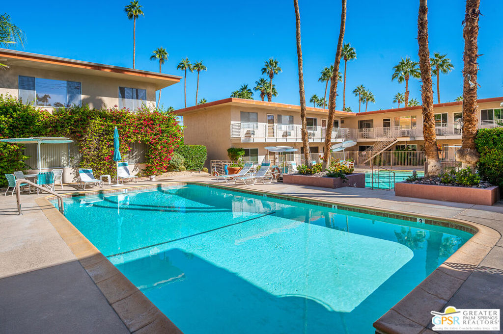 Residential for sale at 2290 S Palm Canyon Drive 103, Palm Springs CA featuring 1 bed and 1 bath