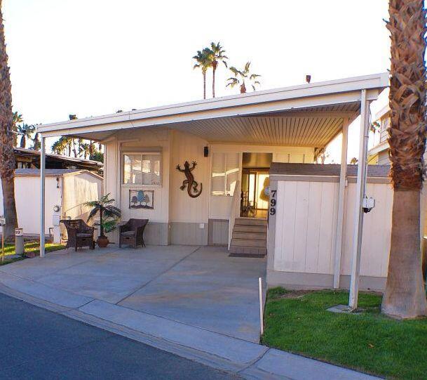 Manufactured In Park for sale at 84136 Ave 44, #799 799, Indio CA featuring 1 bed and 1 bath