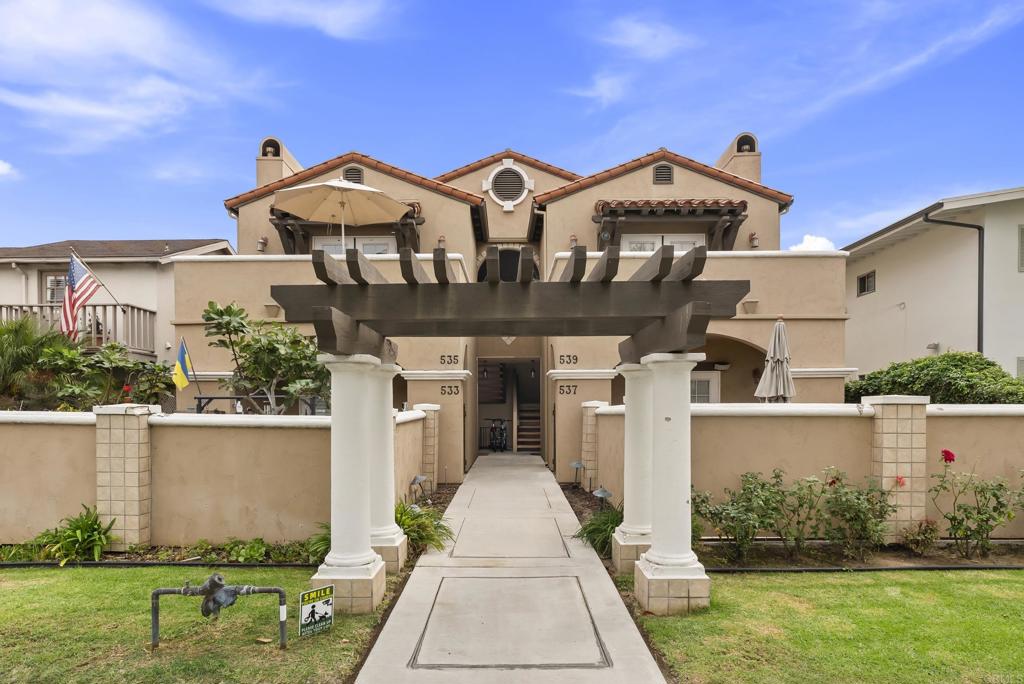 Residential for sale at 535 F Avenue 4, Coronado CA featuring 3 beds and 2 baths