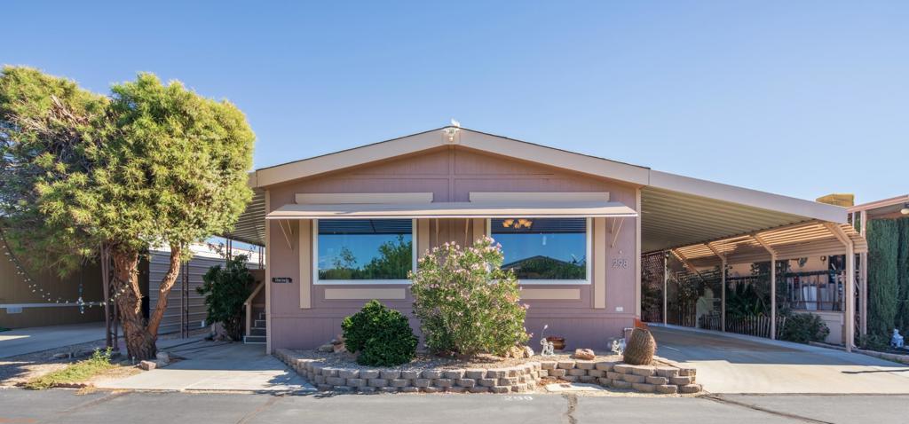 Manufactured In Park for sale at 18070 Langlois Road 298, Desert Hot Springs CA featuring 2 beds and 2 baths