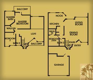 Residential Lease for rent at 223 Desert Falls Drive E, Palm Desert CA featuring 3 beds and 3 baths