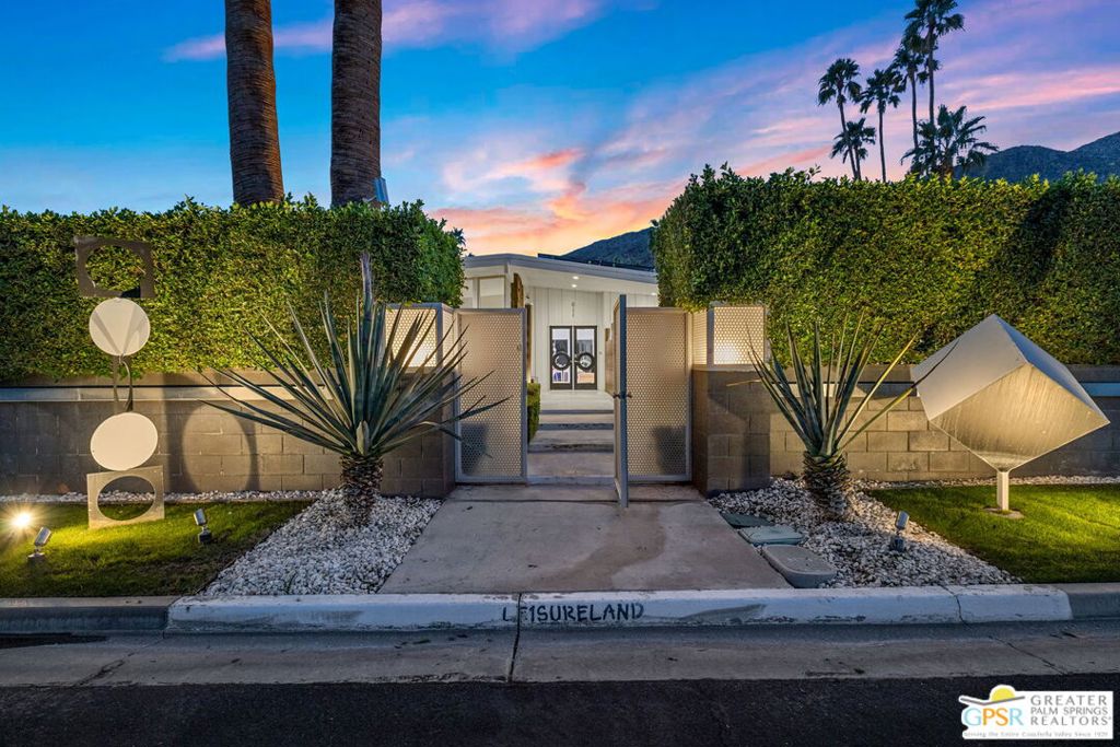 Residential for sale at 611 W Leisure Way, Palm Springs CA featuring 4 beds and 4 baths