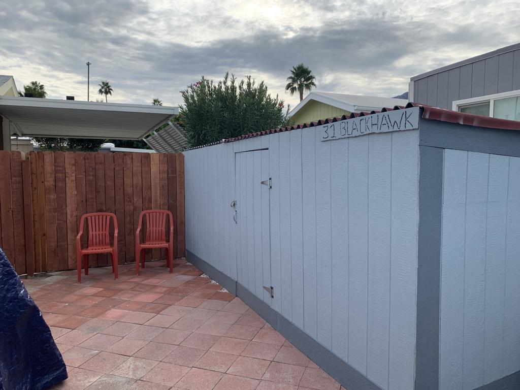 Manufactured In Park for sale at 31 Black Hawk Street, Palm Springs CA featuring 1 bed and 1 bath