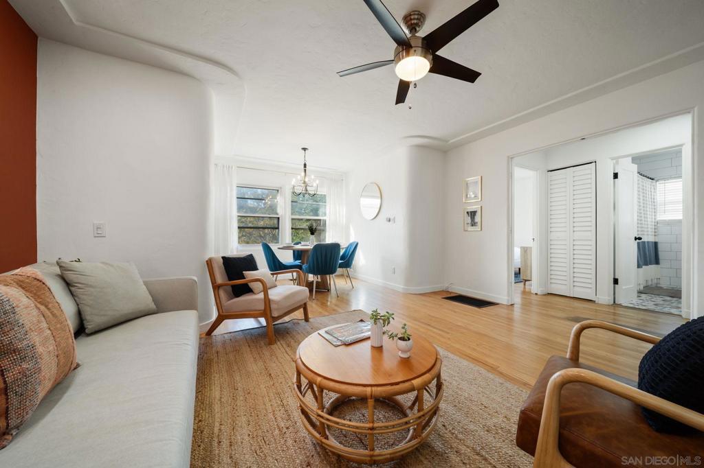 Residential Lease for rent at 2154 Union St, San Diego CA featuring 2 beds and 1 bath