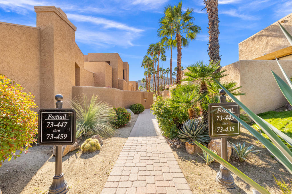 Residential for sale at 73437 Foxtail Lane, Palm Desert CA featuring 2 beds and 3 baths