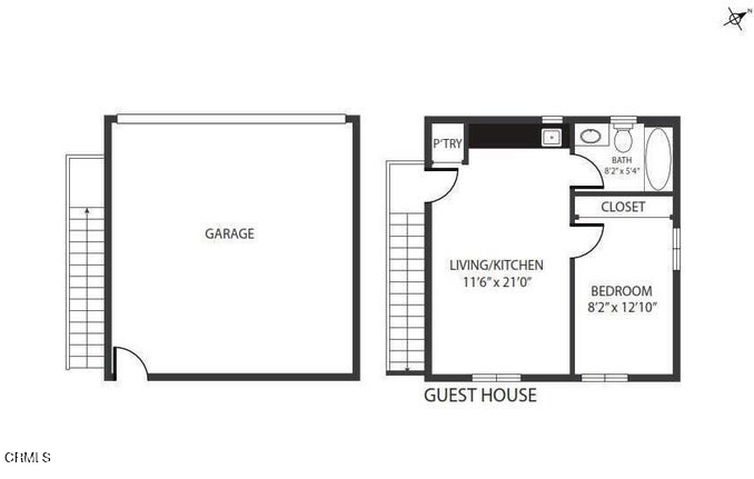 Residential Lease for rent at 3431 N Oxnard Boulevard B, Oxnard CA and 1 bath