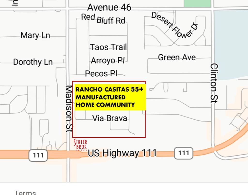 Manufactured In Park for sale at 46618 Madison Street 23, Indio CA featuring 2 beds and 2 baths