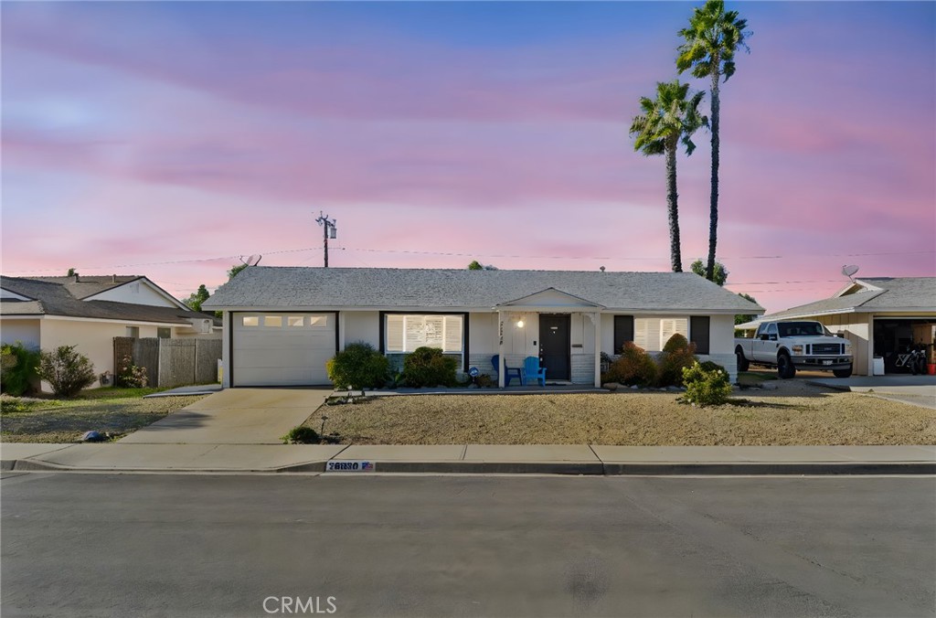 Residential for sale at 26830 Oakmont, Menifee CA featuring 2 beds and 1 bath