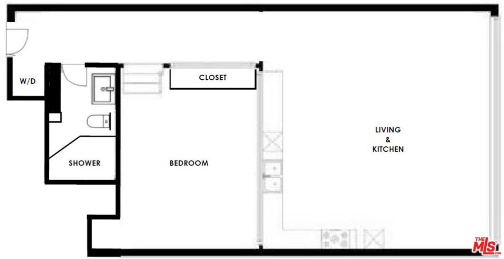 Residential for sale at 1100 Wilshire Boulevard 2610, Los Angeles CA featuring 1 bed and 1 bath