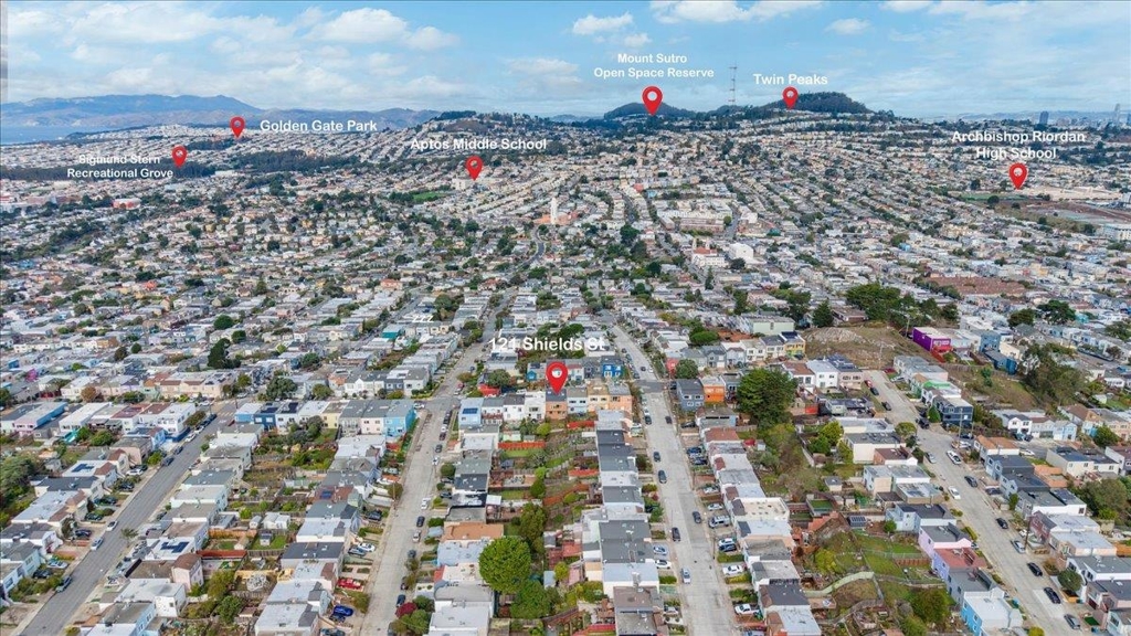 Residential for sale at 121 Shields St, San Francisco CA featuring 2 beds and 1 bath