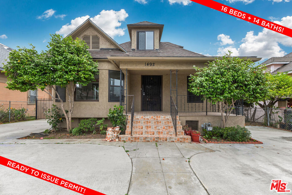 Residential for sale at 1492 W 28th Street, Los Angeles CA featuring 16 beds and 14 baths