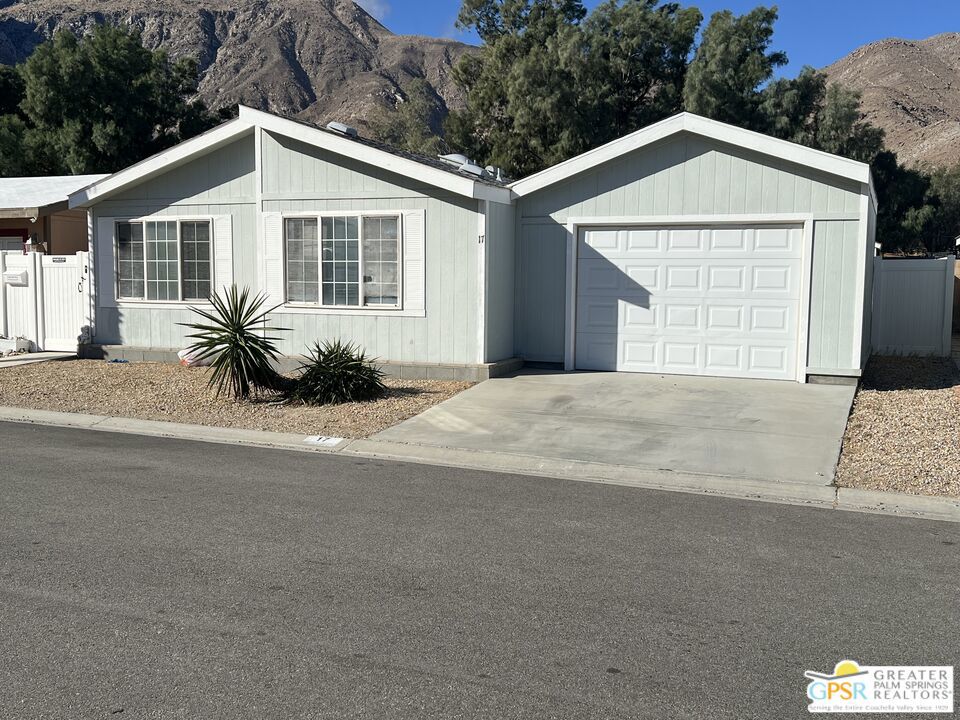 Manufactured In Park for sale at 22840 Sterling Avenue 17, Palm Springs CA featuring 3 beds and 2 baths