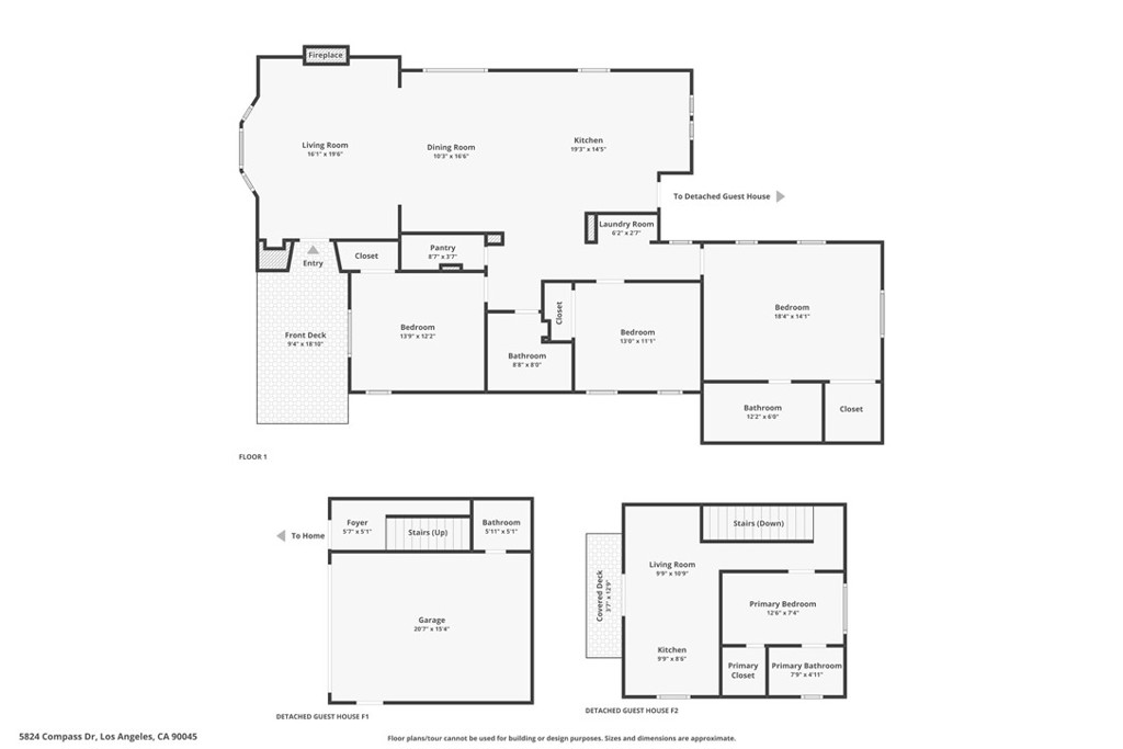 Residential for sale at 5824 Compass Drive, Los Angeles CA featuring 4 beds and 4 baths