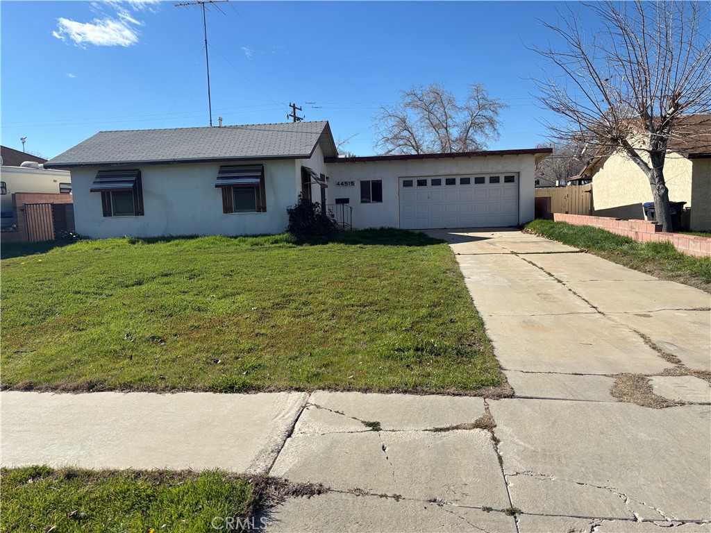 Residential for sale at 44515 Date Avenue W, Lancaster CA featuring 2 beds and 1 bath