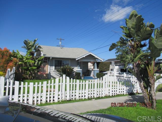 Residential Lease for rent at 4494 34Th Street, San Diego CA featuring 2 beds and 1 bath