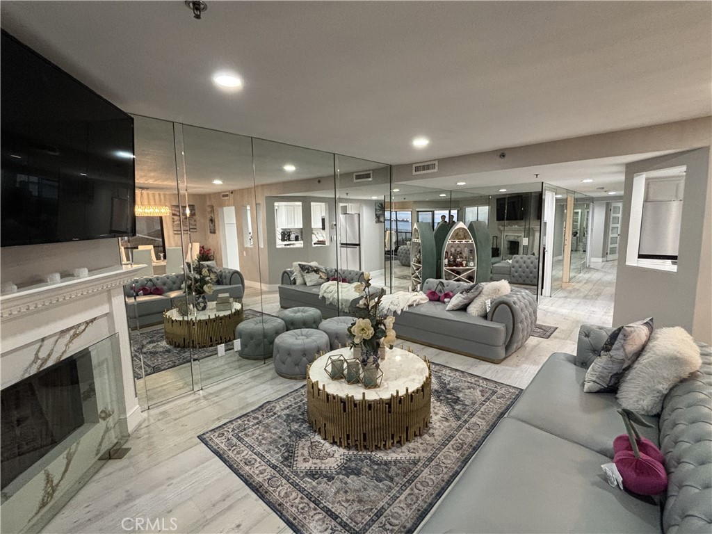 Residential Lease for rent at 1230 E Ocean 103, Long Beach CA featuring 2 beds and 2 baths