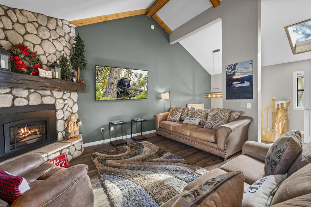 Residential for sale at 43067 Goldmine Woods Lane, Big Bear CA featuring 2 beds and 3 baths