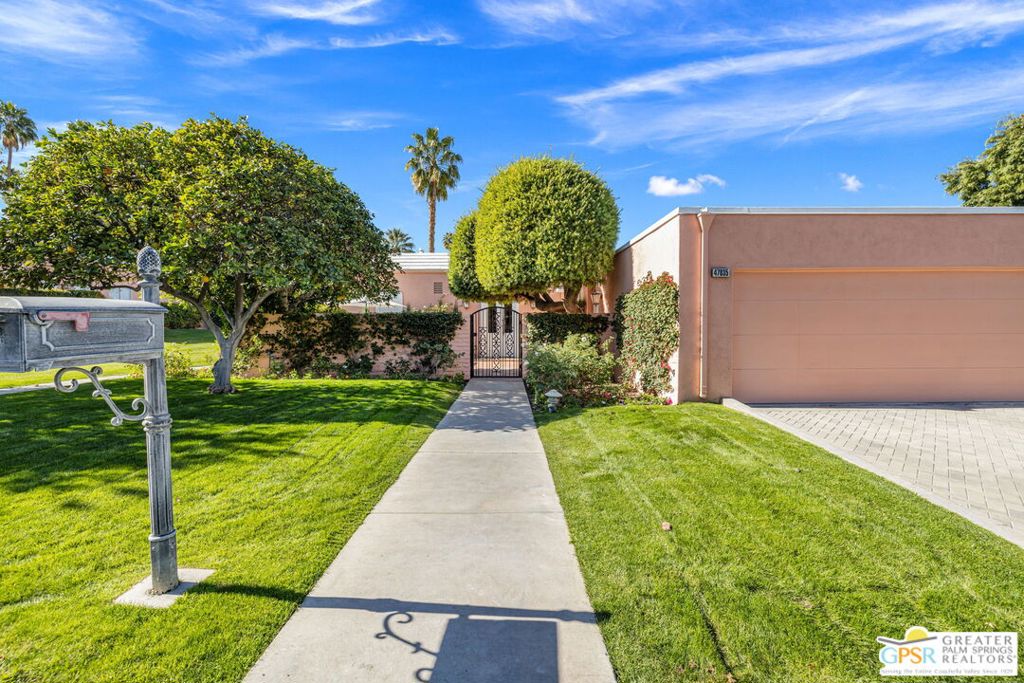 Residential for sale at 47035 Marrakesh Drive, Palm Desert CA featuring 2 beds and 2 baths