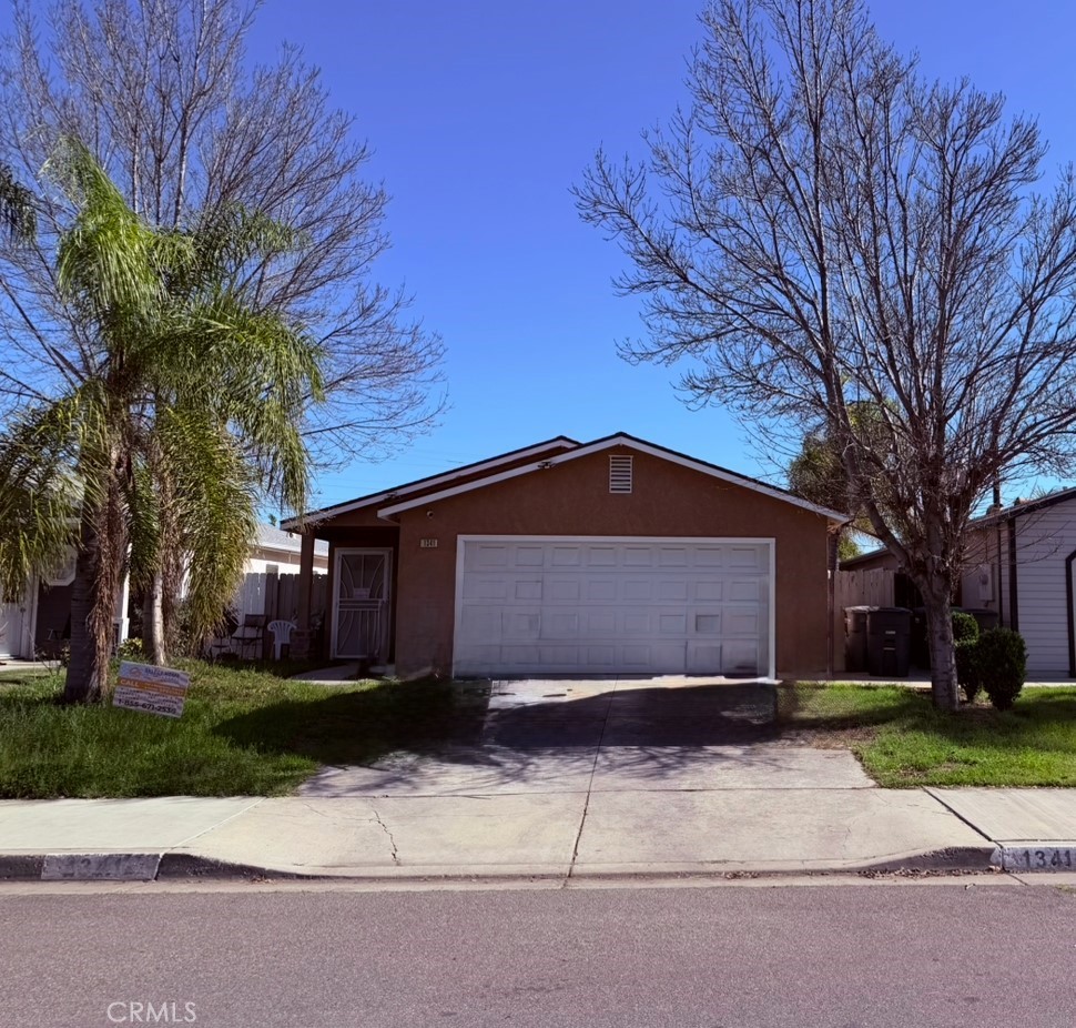 Residential for sale at 1341 Palisades Street, Perris CA featuring 4 beds and 2 baths