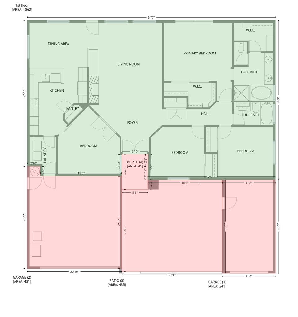 Residential for sale at 45180 Debbie Drive, La Quinta CA featuring 4 beds and 2 baths