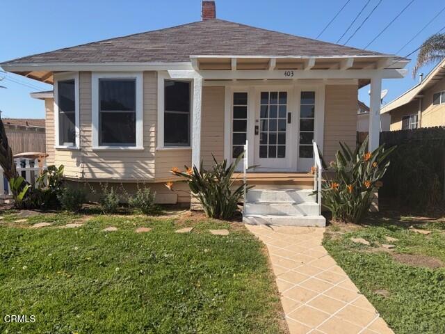 Residential Lease for rent at 403 S Evergreen Drive, Ventura CA featuring 2 beds and 1 bath