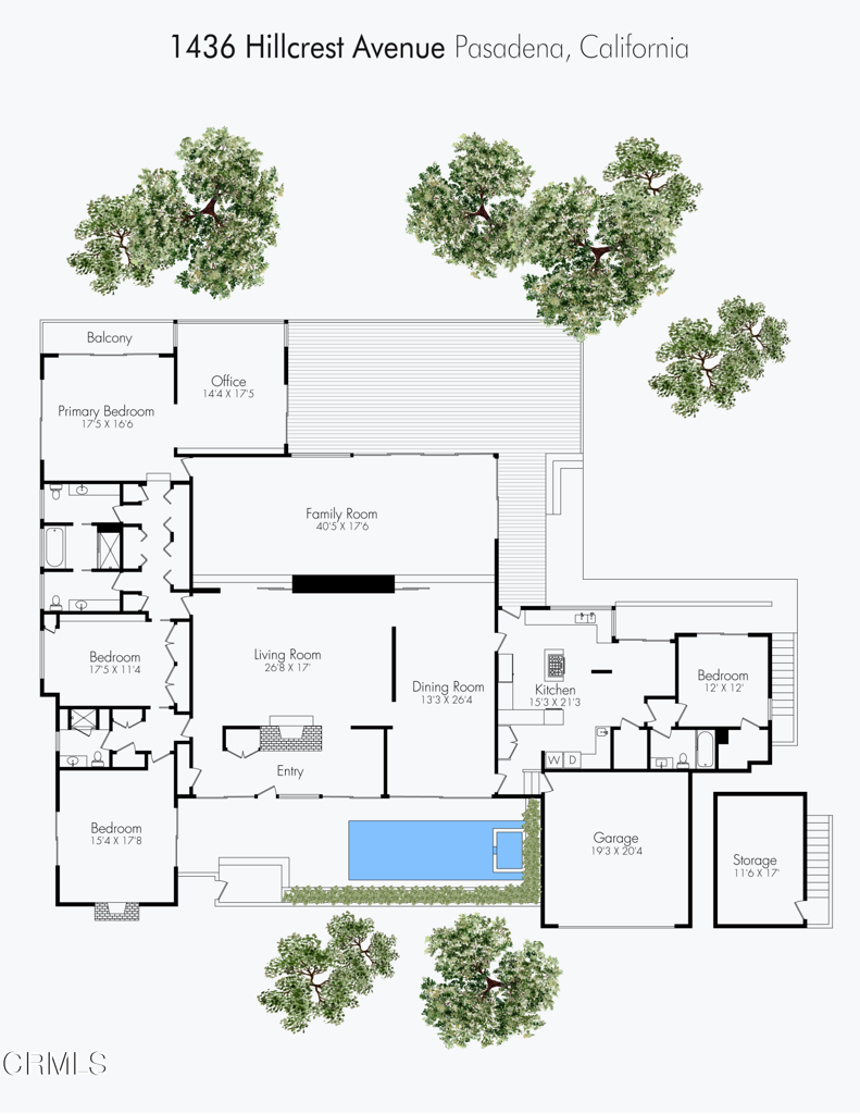 Active for sale at Pasadena, CA, Pasadena, CA CA and 3 baths