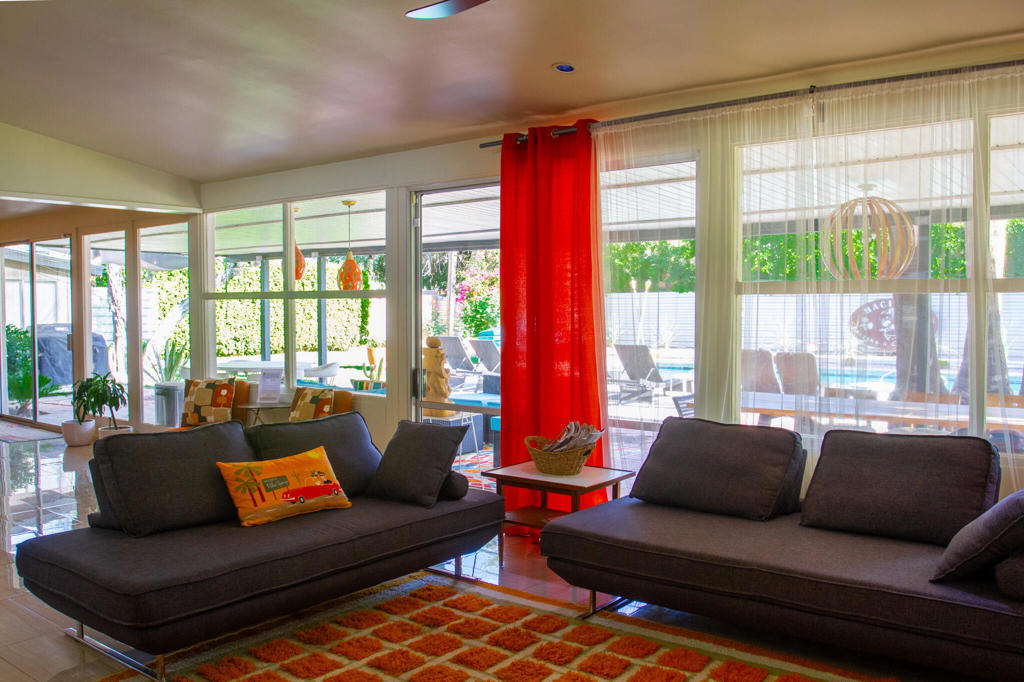 Residential Lease for rent at 1423 E San Lorenzo Road, Palm Springs CA featuring 4 beds and 2 baths