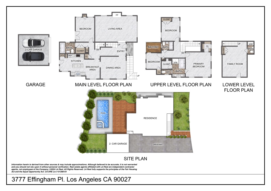Residential for sale at 3777 Effingham Place, Los Angeles CA featuring 4 beds and 4 baths