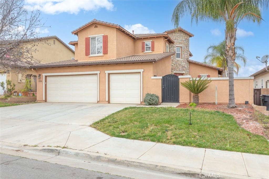 Residential for sale at 3736 Peak Trail, Perris CA featuring 4 beds and 3 baths
