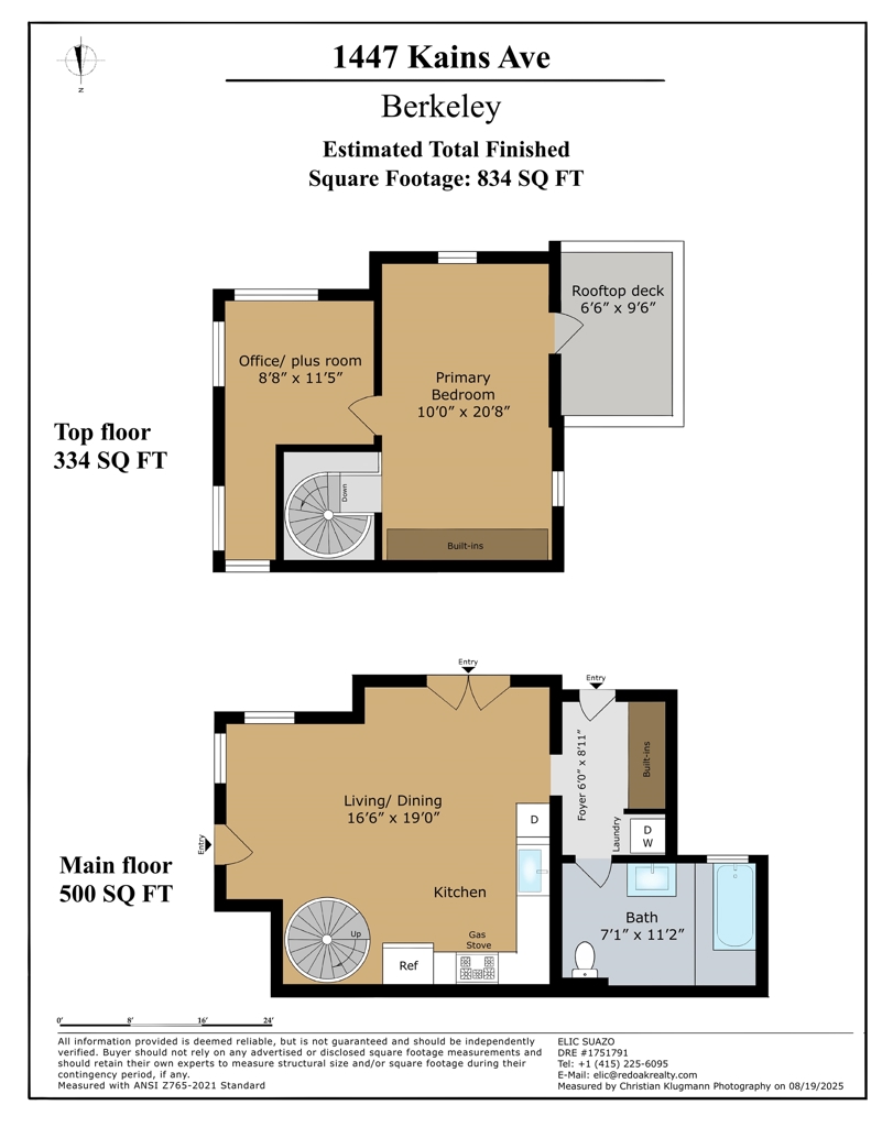 Residential for sale at 1447 1447 Kains Ave, Berkeley CA featuring 1 bed and 1 bath