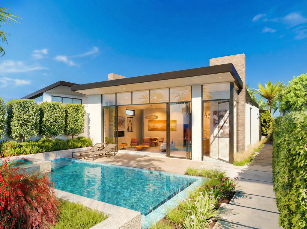 Residential for sale at 520 S Indian Trail, Palm Springs CA featuring 3 beds and 4 baths