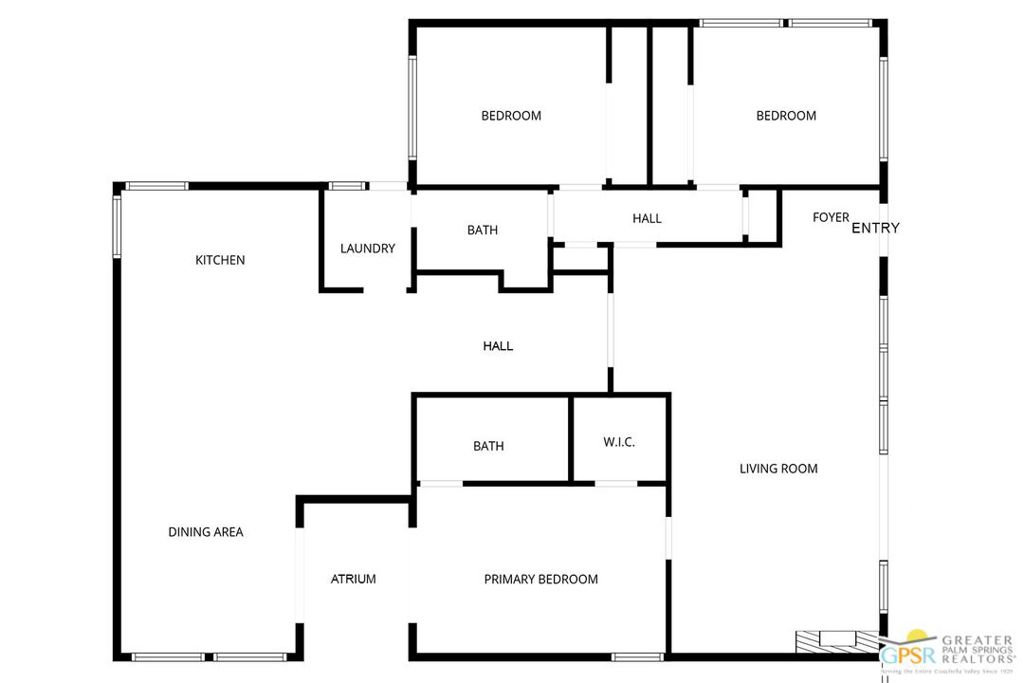 Residential for sale at 2211 N Starr Road, Palm Springs CA featuring 3 beds and 2 baths