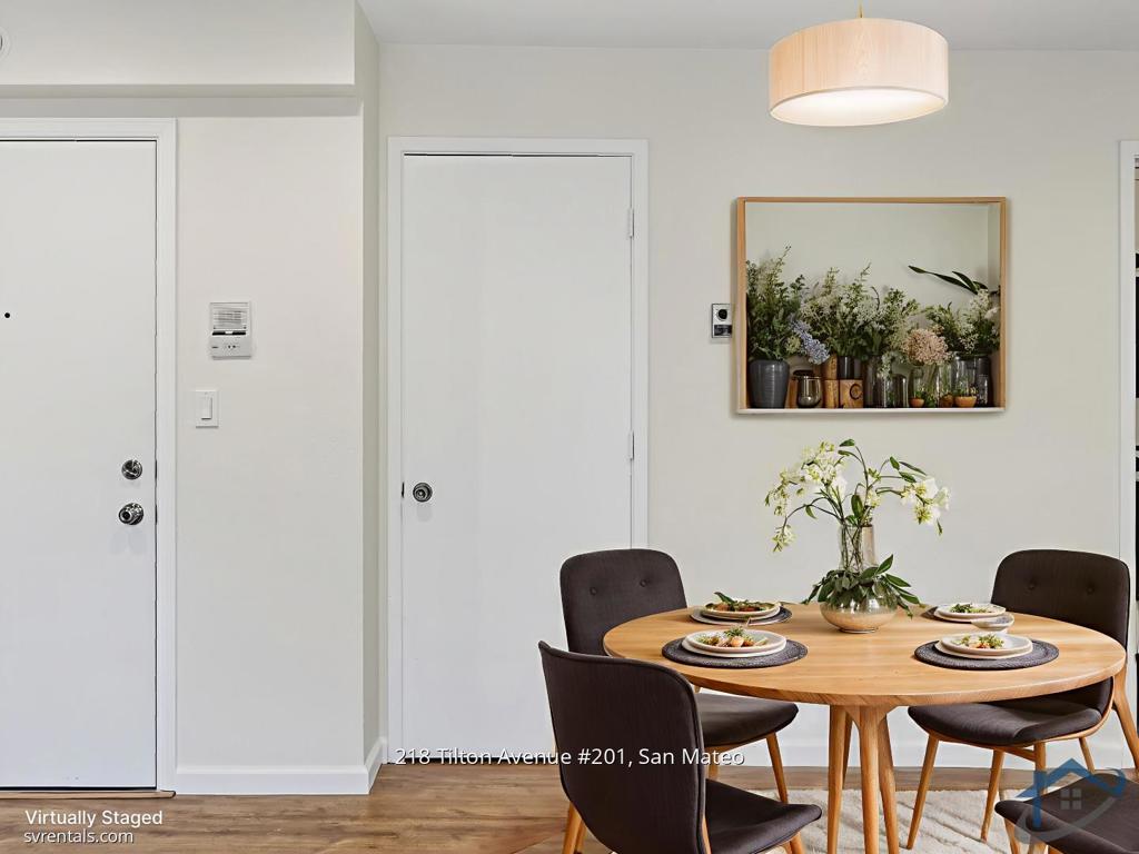 Residential Lease for rent at 218 Tilton Avenue 201, San Mateo, San Mateo County CA featuring 2 beds and 2 baths