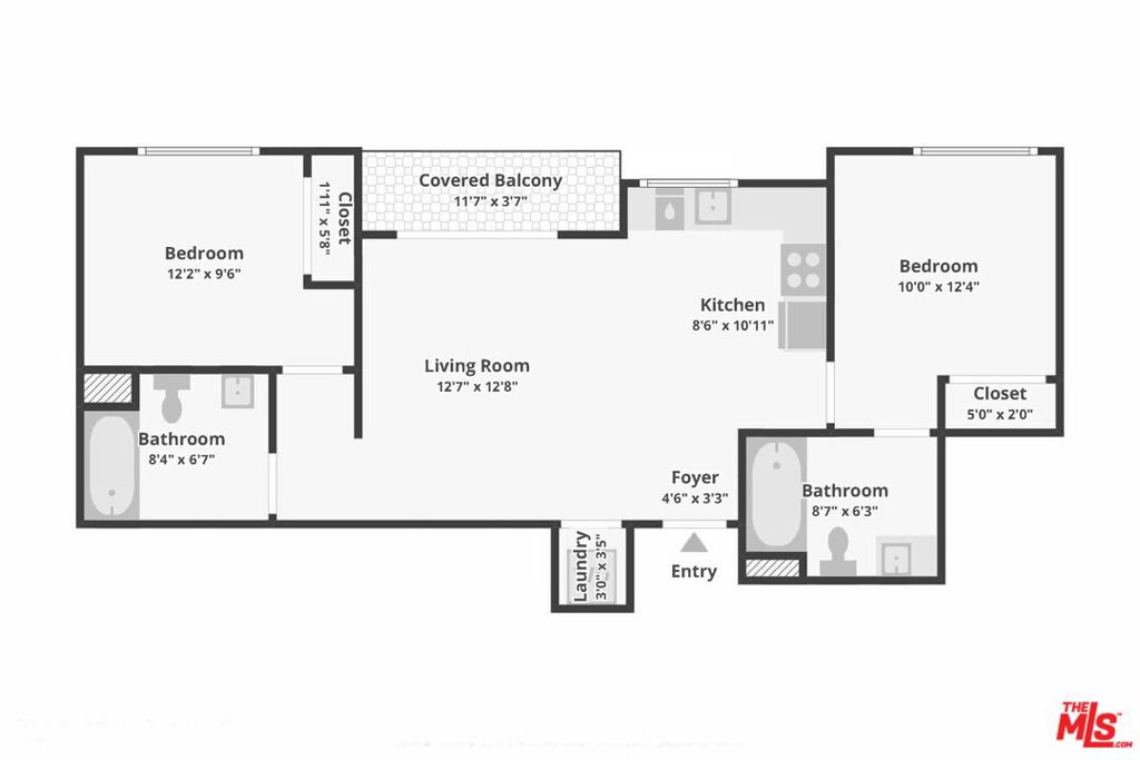 Residential Lease for rent at 10431 Santa Monica Boulevard 304, Los Angeles, Los Angeles County CA featuring 2 beds and 2 baths
