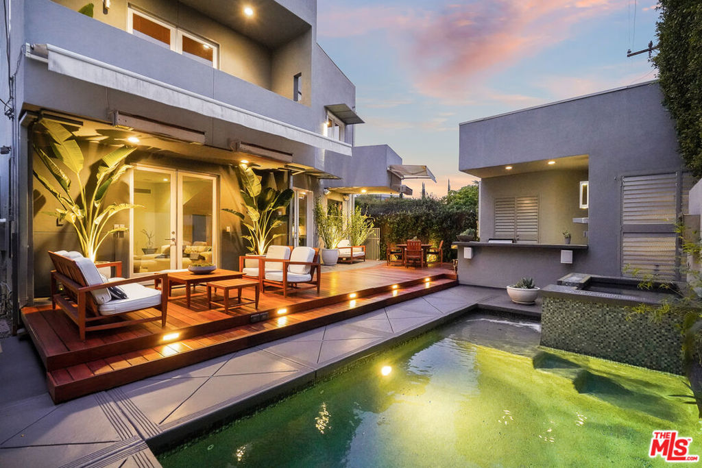 Residential Lease for rent at 8735 Dorrington Avenue, West Hollywood, Los Angeles County, CA featuring 4 beds and 4 baths