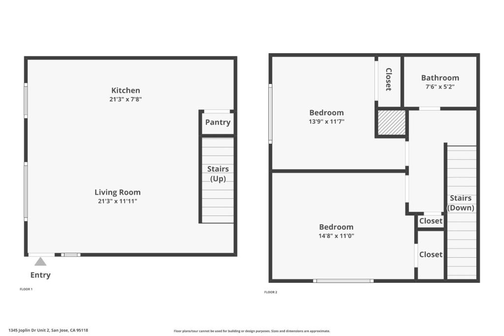 Residential for sale at 1345 Joplin Drive 2, San Jose CA featuring 2 beds and 1 bath