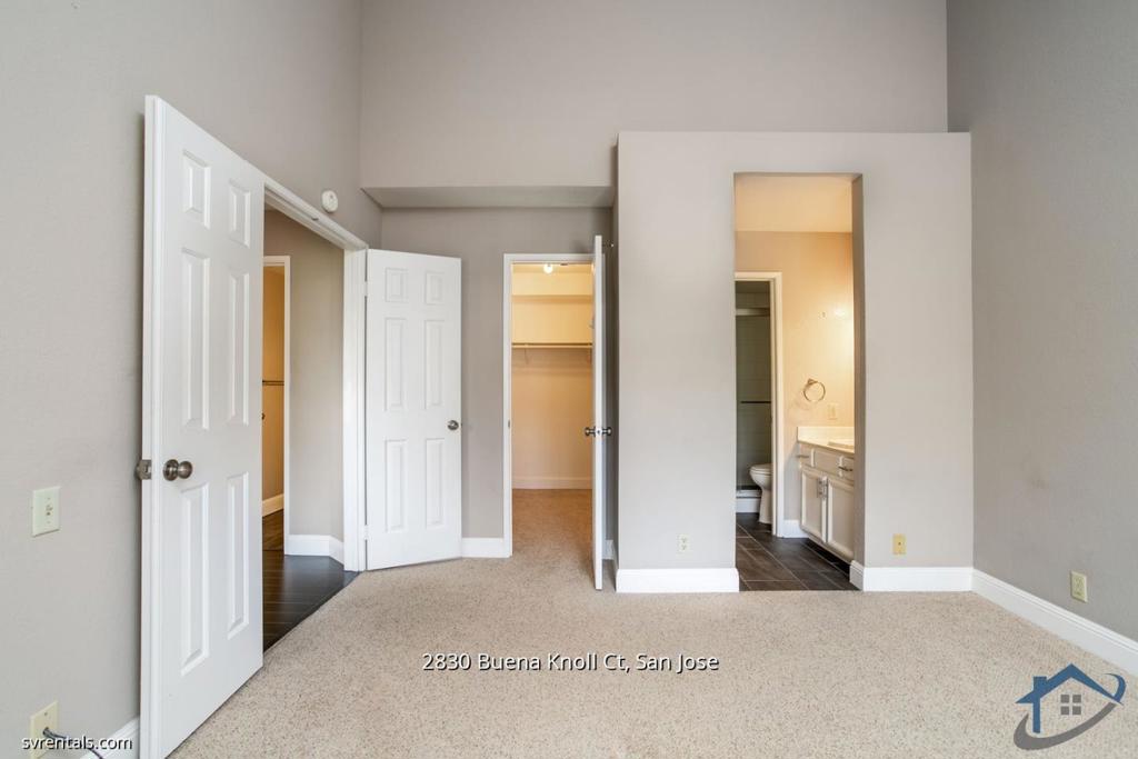 Residential Lease for rent at 2830 Buena Knoll Court, San Jose, Santa Clara County CA featuring 2 beds and 2 baths