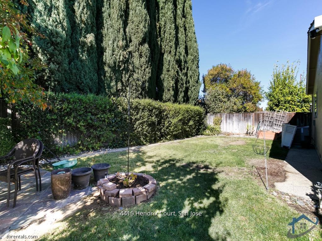 Residential Lease for rent at 4415 Hendrix Court, San Jose, Santa Clara County CA featuring 3 beds and 2 baths