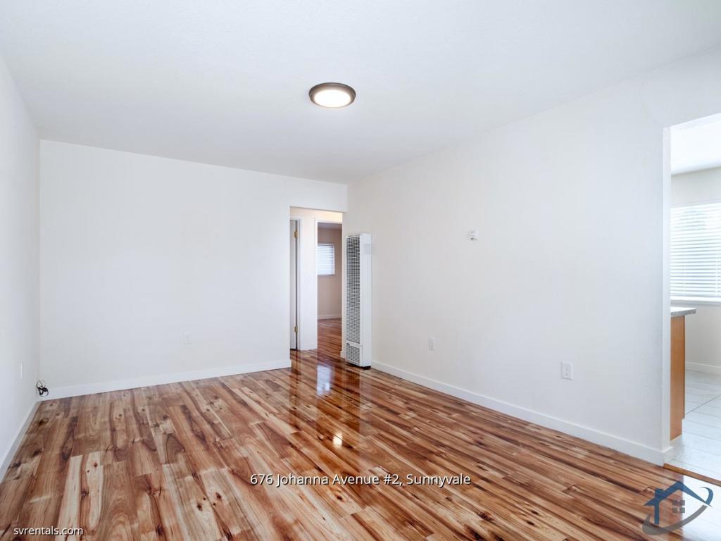 Residential Lease for rent at 676 Johanna Avenue 2, Sunnyvale, Santa Clara County CA featuring 2 beds and 1 bath